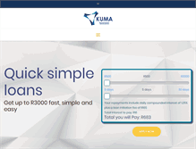 Tablet Screenshot of kuma.co.za